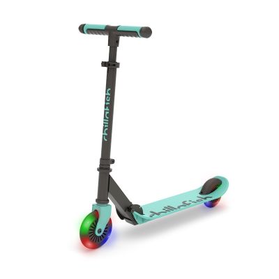 Trotineta pliabila cu 2 roti cu lumini, Chillafish, Flexxi Glow, Mint