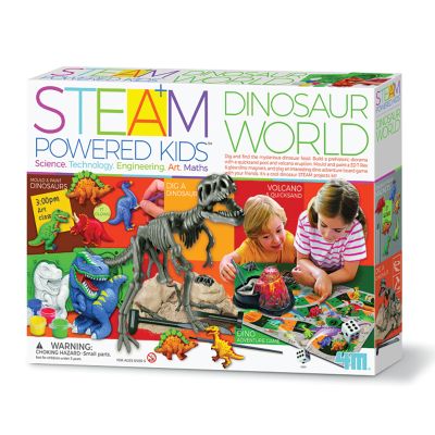 N00005540_001 4893156055408 Kit stiintific, 4M, Lumea dinozaurilor, Steam kid