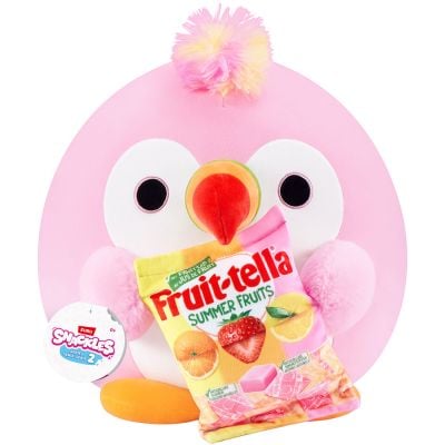Jucarie de plus, Snackles, The Parrot Sally Fruit-Tella, 35 cm, S2