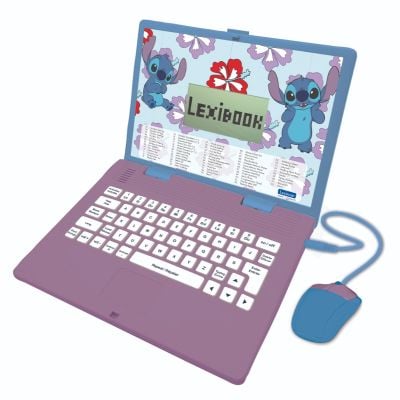 Laptop educational Lexibook, Disney Stitch, 124 activitati