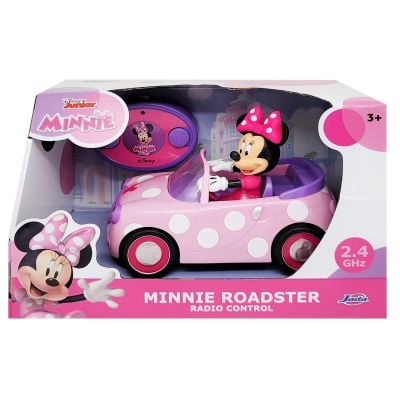 N00007951_001w 4006333079511 Masinuta cu telecomanda si figurina, Jada, Minnie Mouse Roadster