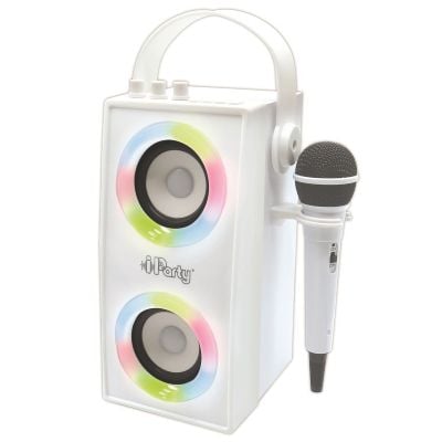 Boxa portabila cu microfon si efecte de lumini, Lexibook, iParty