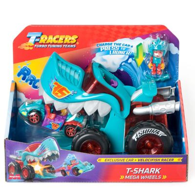 N00009010_001w 8431618018040 Set de joaca cu masinuta, T-Racers, Mega Wheel T-Shark