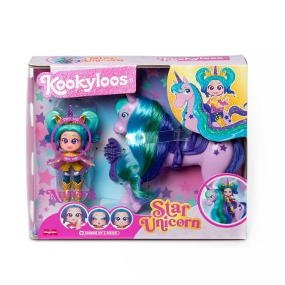 N00009015_001w 8431618032862 Set de joaca cu papusa Kookyloos, Aurora si Star Unicorn 