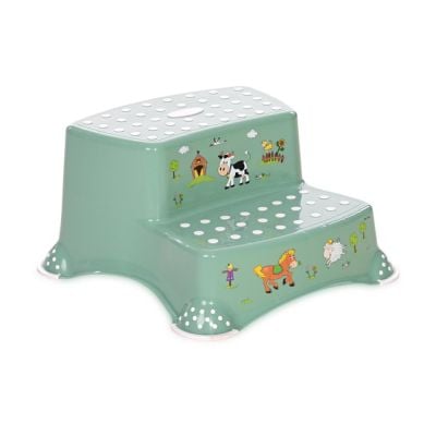 N00009432_001 3800151994329 Inaltator dublu pentru baie, antiderapant, Lorelli, Funny Farm, Nordic Green