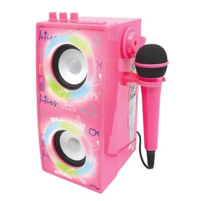 N00009832_001w 3380743098326 Boxa portabila cu microfon si efecte de lumini, Lexibook, Barbie