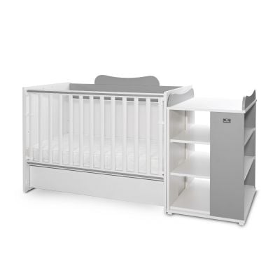 N00010450_001 3800166104508 Patut modular multifunctional, Lorelli, 5 configurari diferite, 190 X 72 cm, Multi, White Stone Grey