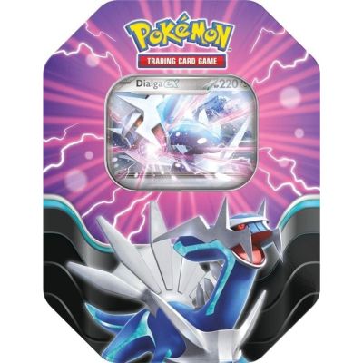 N00010628_DIALGA 196214106284 Set carti de joc, Pokemon, Azure Legends, Spring Ex Tin, Dialga