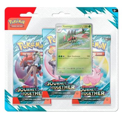 Set 3 pachete carti de joc, Pokemon TCG, SV09 Journey Together