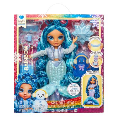 Papusa Rainbow High, Winter Wonderland, Skyler, 120834EUC