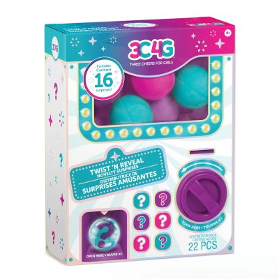 Set accesorii surpriza, 3C4G, Twist N Reveal, 22 piese