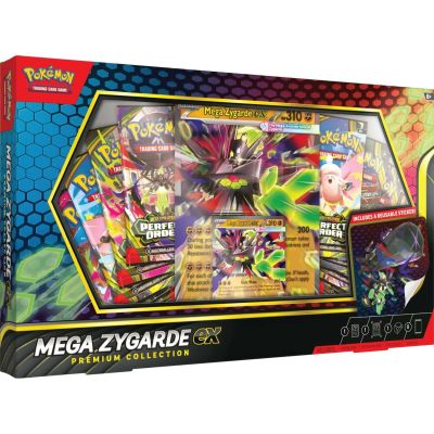Set carti de joc, Pokemon TCG, Ex Box Premium, Mega Zygarde