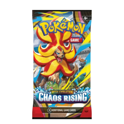 Set 10 carti de joc, Pokemon TCG, Mega Evolution, Chaos Rising