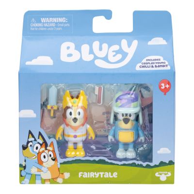 Set 2 figurine, Bluey, Fairytale