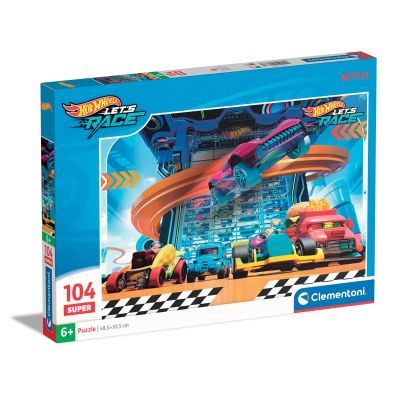N00025777_001w 8005125257775 Puzzle Clementoni, Hot Wheels, Super, 104 piese
