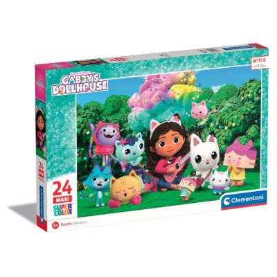 N00028520_001w 8005125285204 Puzzle Clementoni, Maxi Gabbys Dollhouse 24 piese