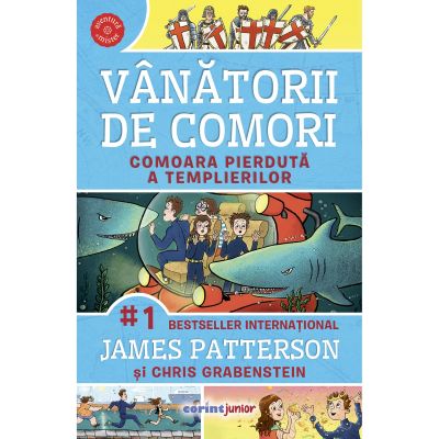 N00028832_001w 9789731288321 Vanatorii de comori - Comoara pierduta a templierilor, Chris Grabenstein, James Patterson