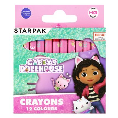 N00029130_001w 5905523618778 Creioane colorate cerate, Starpak, Gabbys Dollhouse, 12 buc