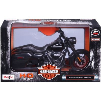 Motocicleta metalica, Maisto, Harley-Davidson, 2017 Road King Special, 1:12