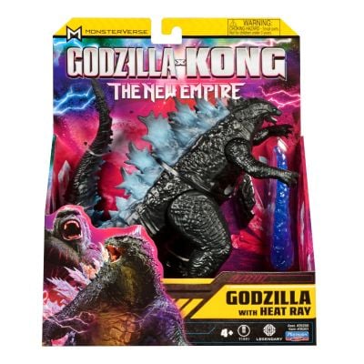 Figurina articulata cu accesoriu, Monsterverse, Godzilla with Heat Ray, 15 Cm