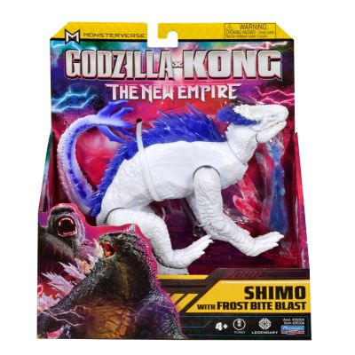 Figurina articulata cu accesoriu, Monsterverse, Shimo with Frost Bite Blast, 15 cm