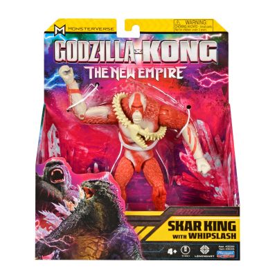 Figurina articulata cu accesoriu, Monsterverse, Skar King with Whipslash, 15 cm