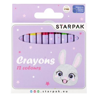 N00036297_001w 5905523631586 Creioane colorate cerate, Starpak, Rabbit, 12 buc