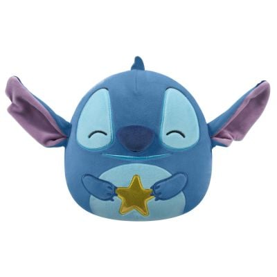Jucarie de plus, Squishmallows, Disney Stitch cu Stea, 25 cm