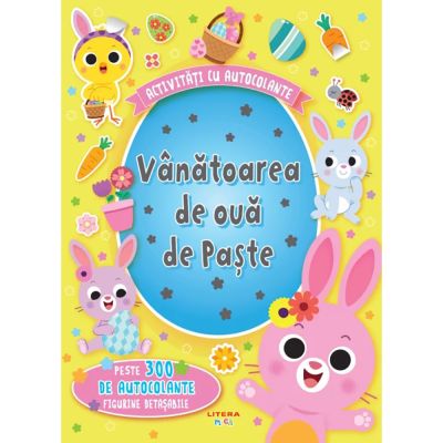 30%Activitati cu autocolante, Litera, Vanatoarea de oua de Paste