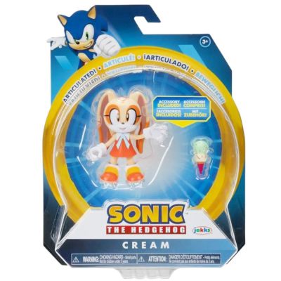 N00041682_007w 192995419216 Figurina articulata, Sonic the Hedgehog, Cream, 10 cm