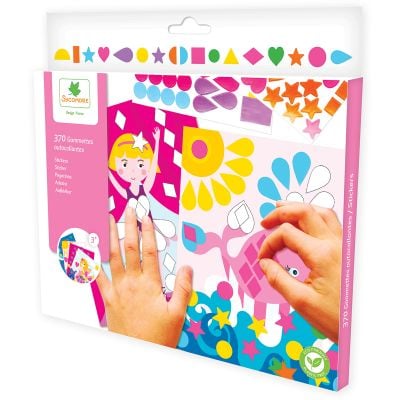N00044030_001w 3700143944557 Joc de creatie, Sycomore, Autocolante colorate pentru fete