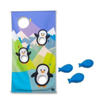 N00044428_001 8717775444282 Hraneste pinguinii, joc de aruncare la tinta, BS Toys