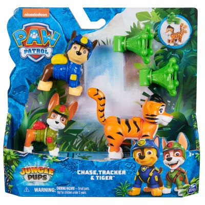 N00049646_001w 778988496466 Set figurine, Paw Patrol, Jungle Pups, Chase, Tracker and Tiger