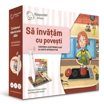 Carte interactiva si creion, Raspundel Istetel, Sa invatam cu povesti