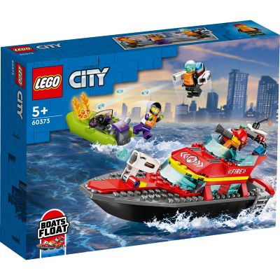 N00060373_001w 5702017416335 LEGO® City - Barca de salvare a pompierilor (60373)