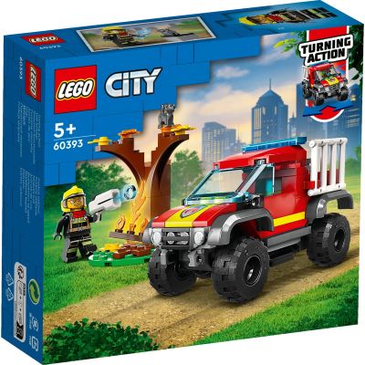N00060393_001w 5702017416588 LEGO® City - Salvare cu masina de pompieri 4x4 (60393)