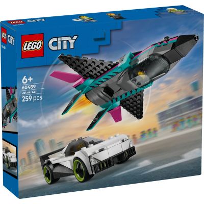 20%LEGO® City - Avion cu reactie vs masina (60489)