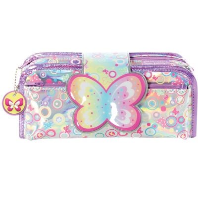 N00060949_001w 4895108609493 Penar dreptunghiular Fun Time 2 in 1, Tiger Family, motiv Sparkling Butterfly