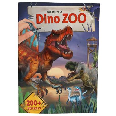 Carte cu stickere, Depesche, Creeaza-ti propriul Dino Zoo
