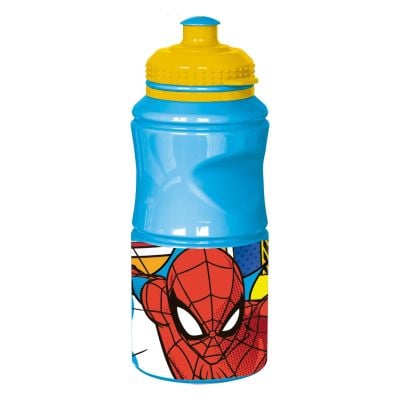 N00074755_001w 8412497747559 Bidon sport din plastic, Stor, Spiderman, 380 ml