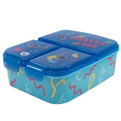 Caserola pentru pranz cu 3 compartimente, Disney Stitch