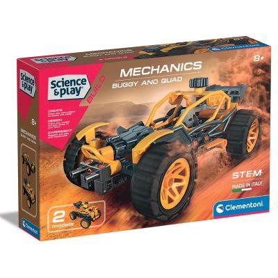 N00075077_001w 8005125750771 Kit de constructie 2 in 1, Clementoni, Buggy si Quad