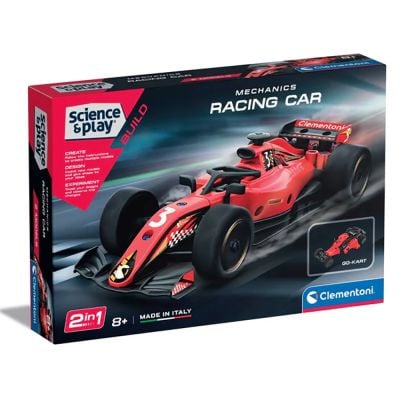N00075094_001w 8005125750948 Kit de constructie 2 in 1, Clementoni, Racing Car