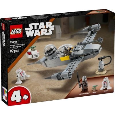 N00075410_001w 5702017817606 LEGO® Star Wars - Nava de lupta stelara N-1 a lui Mando si Grogu (75410)