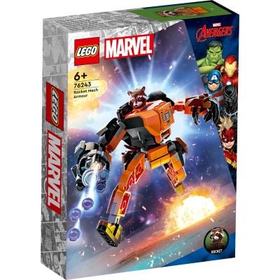 N00076243_001w 5702017419633 LEGO® Marvel - Armura de robot a lui Rocket (76243)