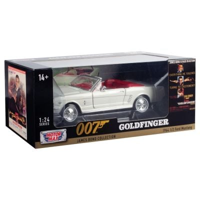 N00079852_001w 661732798520 Masinuta Motormax, 1964 Ford Mustang Decapotabil 1/2 James Bond, 1:24