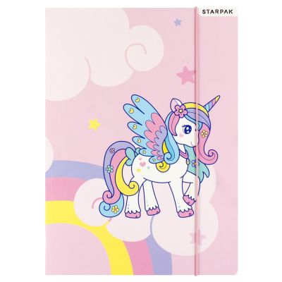 N00080785_001w 5908275199960 Mapa cu elastic A4, Starpak, Unicorn