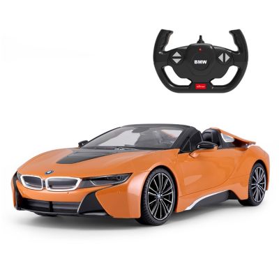Masina cu telecomanda, Rastar, BMW I8 Roadster, 1:12, Portocaliu
