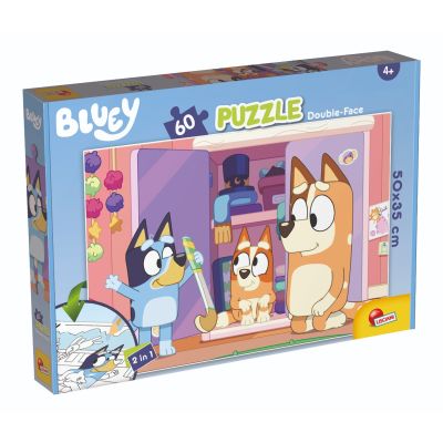N00099573_001w 8008324099573 Puzzle 2 in 1 Lisciani Bluey, Plus, 60 piese