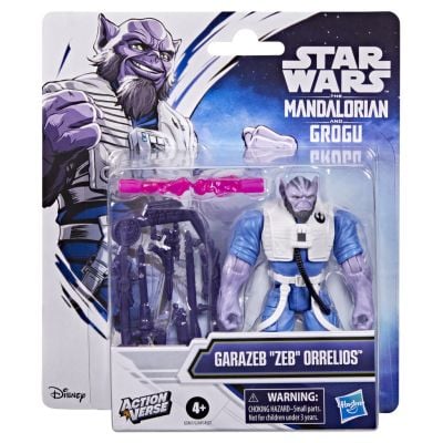 Figurina cu accesorii, Star Wars, ActionVerse, Zeb Orrelios, G2867